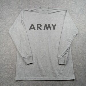 Army Shirt Mens Medium USA Long Sleeve Physical Fitness Uniform IPFU Training